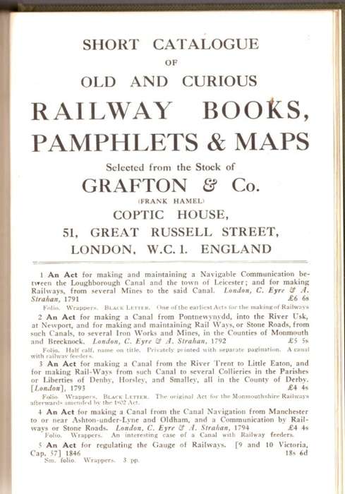 Railway Literature 1556-1830