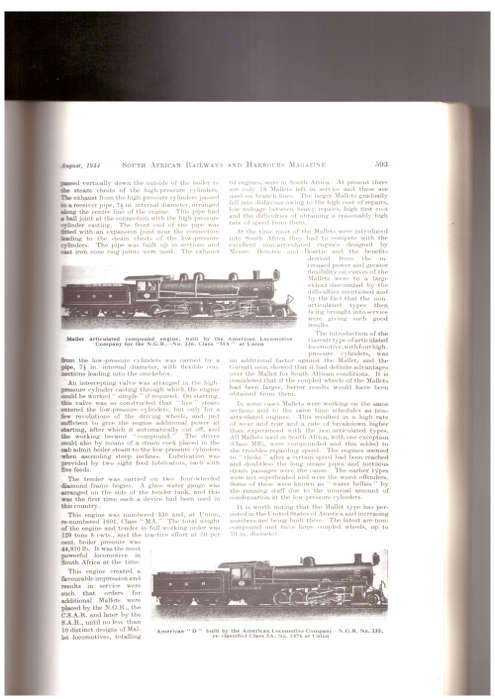 The Locomotive in South Africa