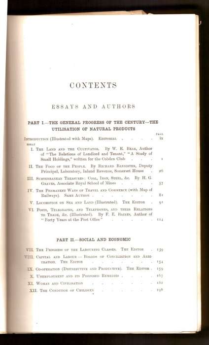 The Civilisation of Our Day (1896)