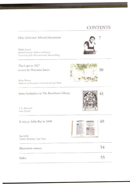 Brenthurst Archives, Volume 1, number 1- 1994