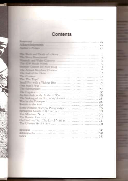 War at Sea South African Maritime Operations during World War II - INCLUDES A COMPLIMENTS CARD