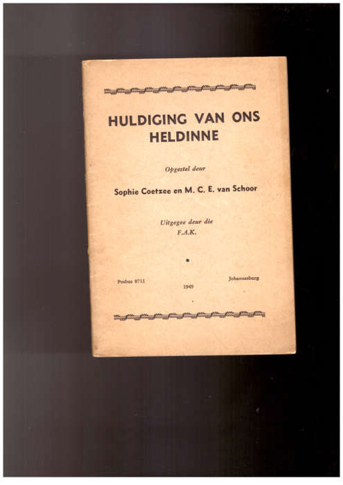 Huldiging van ons Heldinne- Skaars