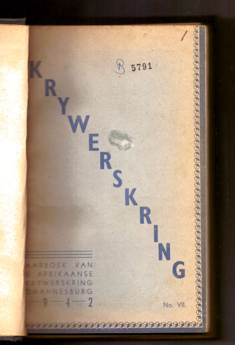 Jaarboek van die Afrikaanse Skrywerskring - 1942, 1943 en 1944