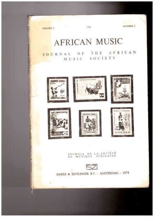 African Music, Journal of the African Music Society, volume 2- 1960 - Number 3