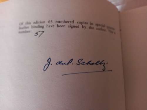 Strat Caldecott - limited, signed quarter leather binding