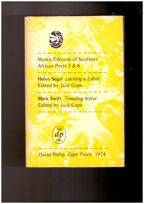 Mantis Editions of Southern African Poets, parts 1 to 8 in 4 volumes