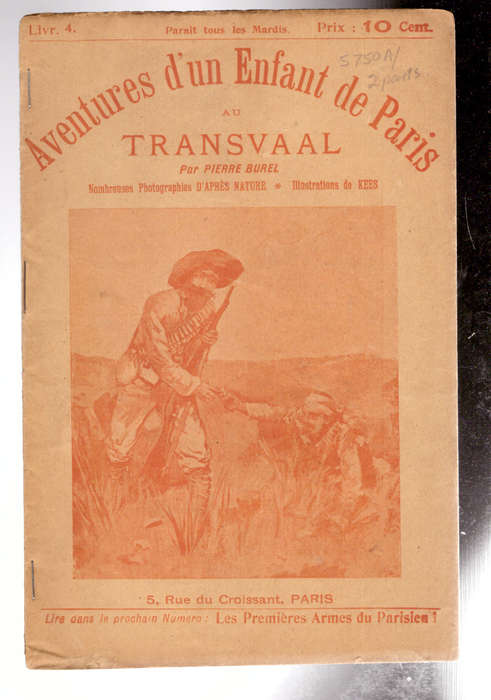 Aventures d` un Enfant de Paris au Transvaal, book 4, Anglo-Boer War
