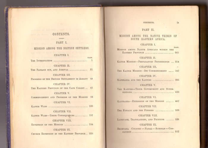 The Story of my Mission in South-Eastern Africa, (1860)