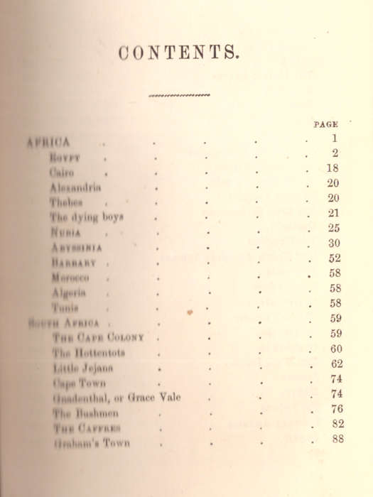 Far Off, or Africa and America Described, 1856