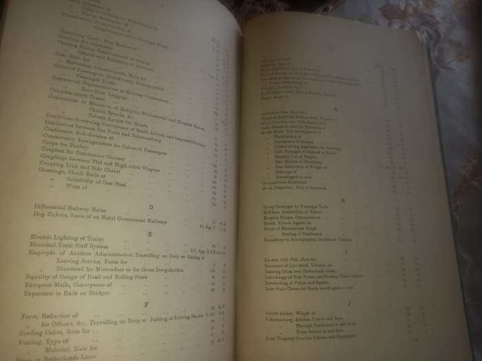 South African Railway Conference (blue book) 1898