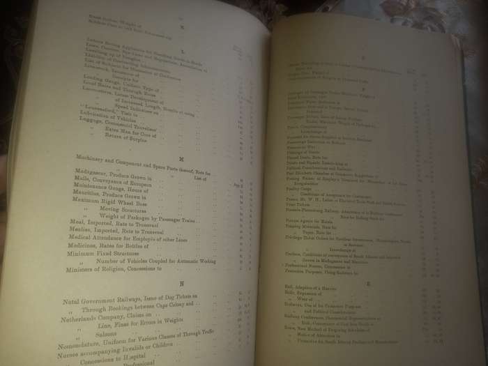 South African Railway Conference (blue book) 1898
