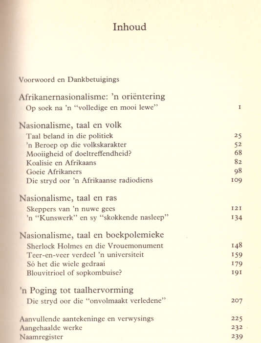 Trouwe Afrikaners, aspekte van Afrikaner Nasionalisme en S.A. taalpolitiek 1875-1938