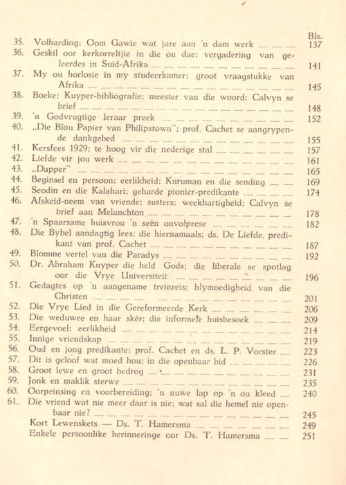 Van Hart tot Hart uitgesoekte briewe van Ds. T. Hamersma