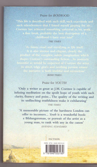 Summertime - J.M. Coetzee (hard cover)