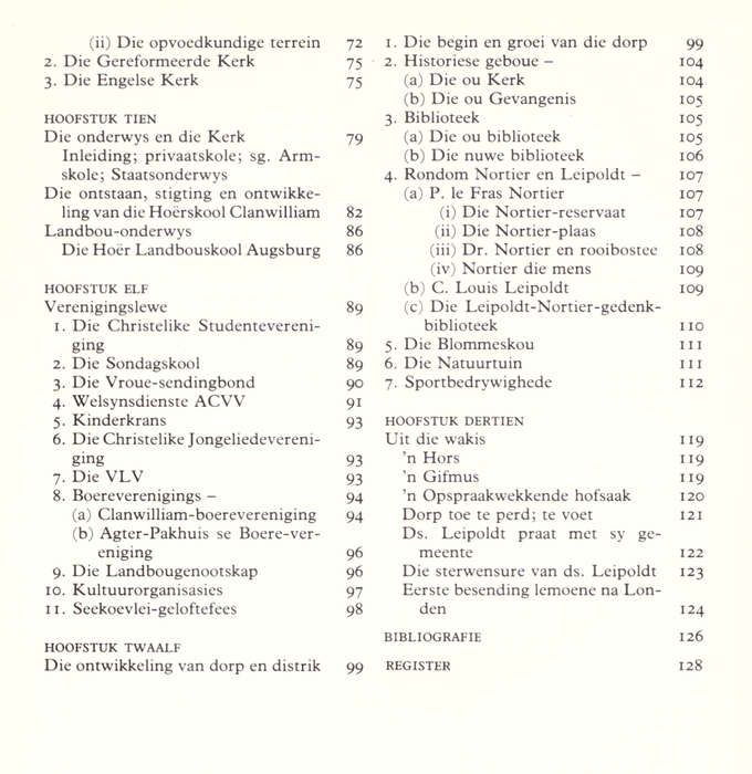 Van Roodezand tot Gariep, die 150 jarige bestaan van die N.G. Gemeente Clanwilliam 1826-1976