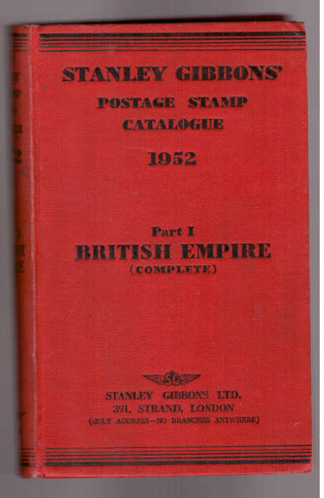 Stanley Gibbon`s Postage Stamp Cataloque 1952, Part 1 British Empire (compleet)