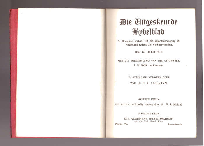 Die Uitgeskeurde Bybelblad