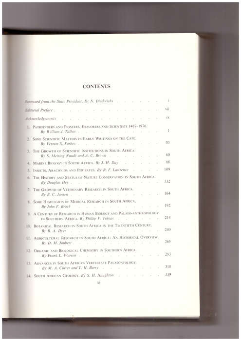 A History of Scientific Endeavour in South Africa