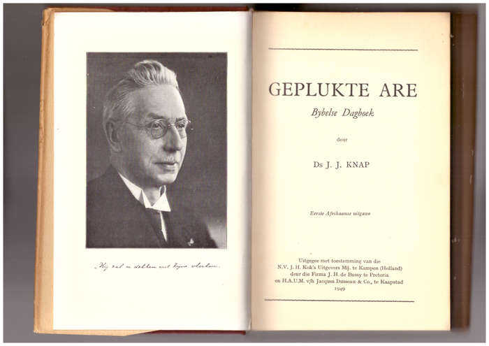 Geplukte Are - Bybelse Dagboek (Ds. J.J. Knap)