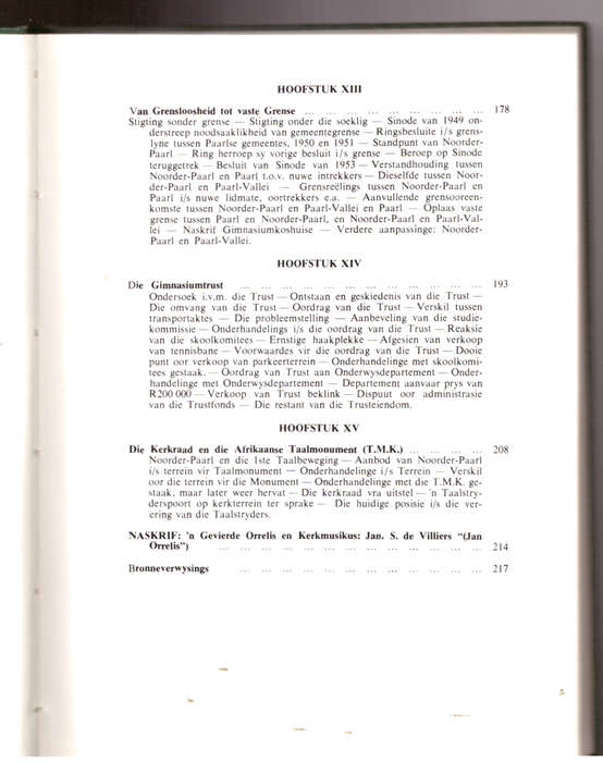 Eeufees by die Toringkerk Ned. Geref, Gemeente Noorder-Paarl 1875-1975