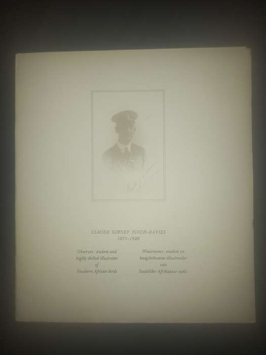 Claude Gibney Finch-Davis 1875-1920, Observer, student and highly skilled illustreerder  of SA