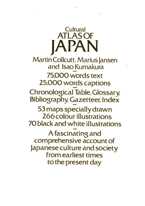 Cultural Atlas of Japan