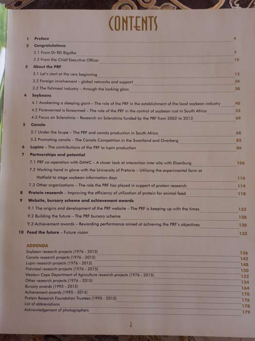 Protein Research Foundation SA, 25 years (SIGNED)