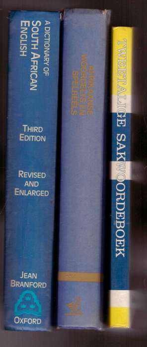 Three dictionaries / drie woordeboeke