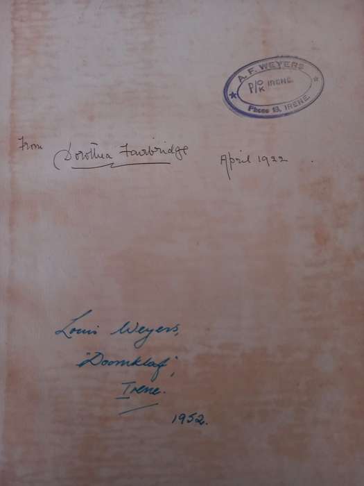 Historic Houses of South Africa - SIGNED by the author and letter by the author to General Smuts