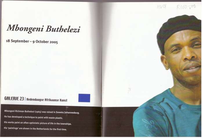 The Wondrous works of Mbongeni Buthelezi, painting with plastic