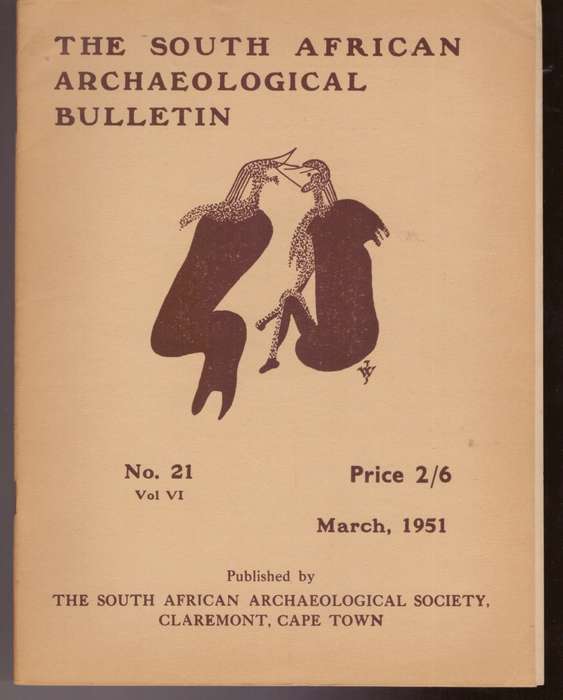 The South African Archaelogical Bullitin - Volume VI, No. 21, March, 1951 - Include Index 1946-51