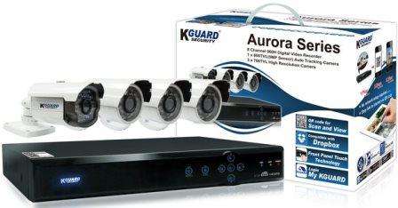 KGuard 8 Channel Aurora Series Combo Kit