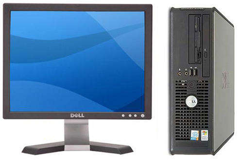 Dell Optiplex Gx520 Desktop + 17" LCD