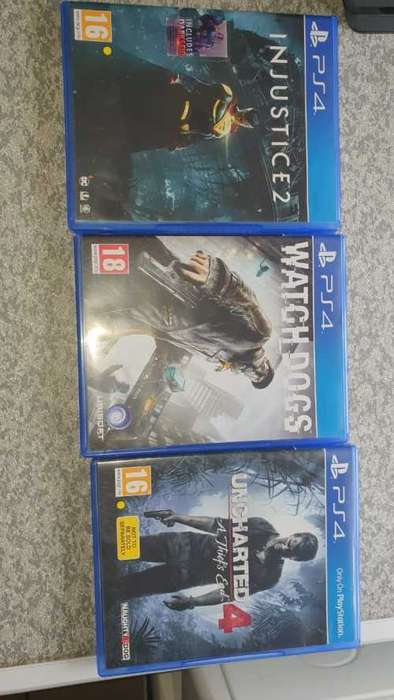 PS4 500GB SLIM 3 GAMES 1 CONTROL HDMI CABLE AND POWER CABLE