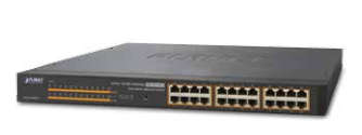 GSW-2620HP Planet 24 Port 10/100/1000T 802.3at PoE + 2-Port 1000X SFP Gigabit Ethernet Switch