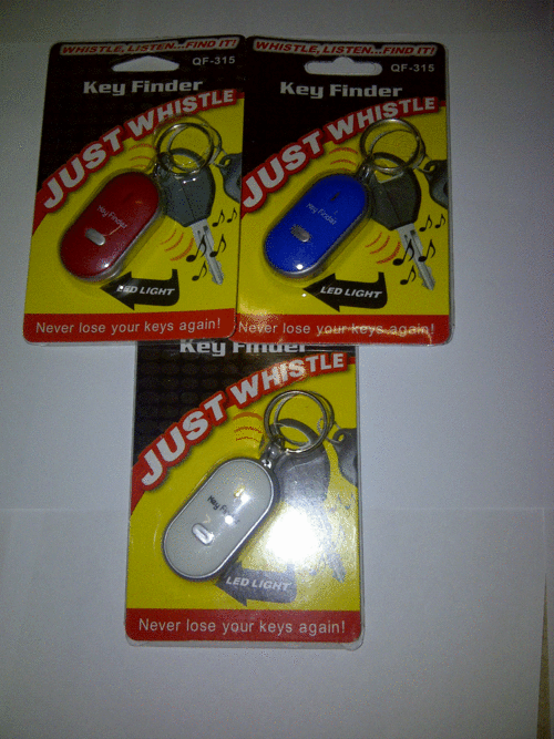 WHISTLE KEY FINDER AND LED LIGHT
