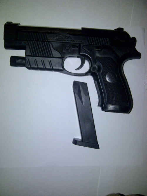 Meteoric Airsoft BB gun with guided laser for accuracy. For ages 18 and up