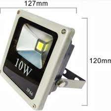 10 W  LED Flood Light. 80 % Energy Saving SLIMLINE