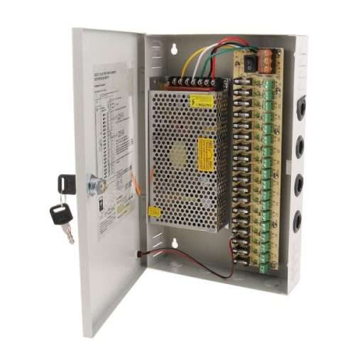 20AMP CCTV boxed power supply for indoor use