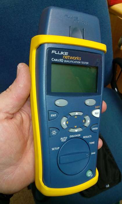 Fluke Networks CableIQ Qualification Tester