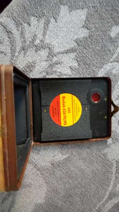 Brownie Flash IV camera - Made in England by Kodak Limited London with flash holder