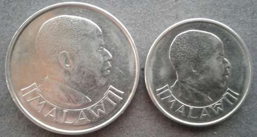 1989 MALAWI 20 & 10 TAMBALA PAIR