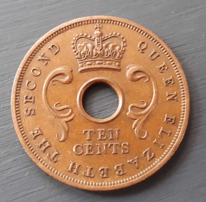 1956 East Africa 10 cent
