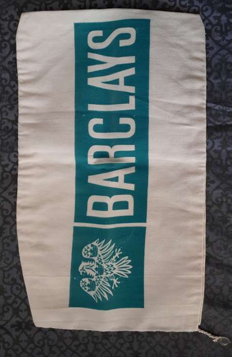 Bank bag : Barclays : unused condition