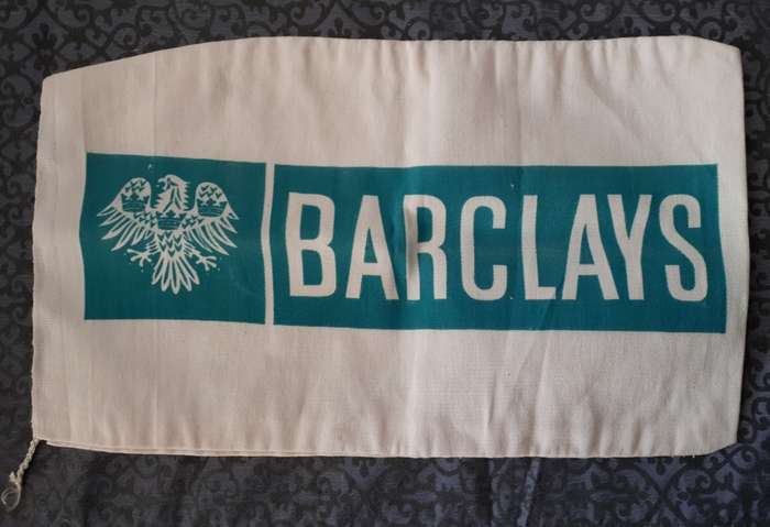 Bank bag : Barclays : unused condition
