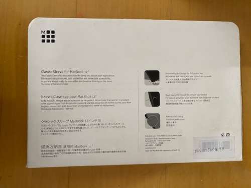Moleskine Black MacBook 12` Sleeve