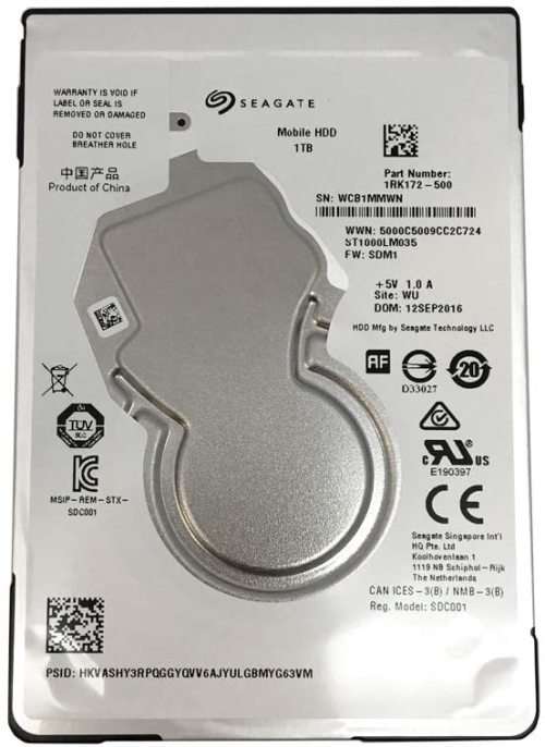 Seagate 1TB Laptop HDD