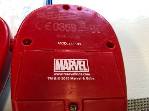Brand new Spiderman walkie talkie