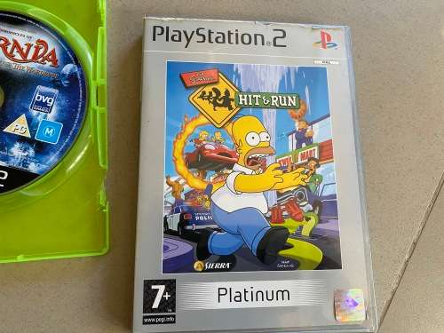PS2 Bundle - Narnia and The Simpsons - Cheap