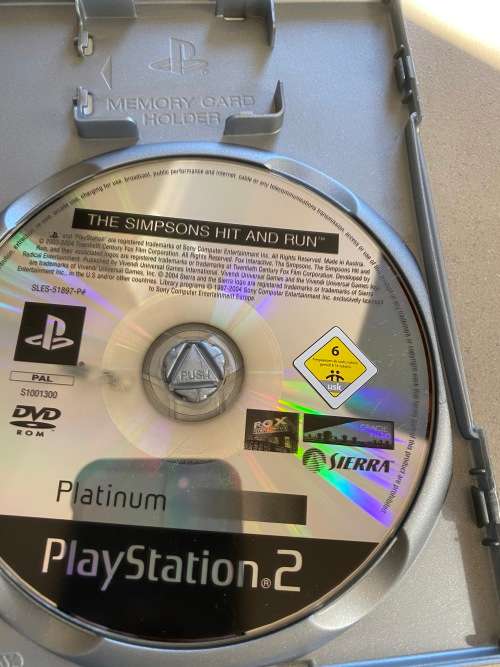 PS2 Bundle - Narnia and The Simpsons - Cheap